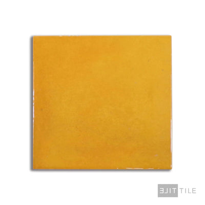 Village Ceramic Field Tile 5X5 Tuscany Gold Glossy
