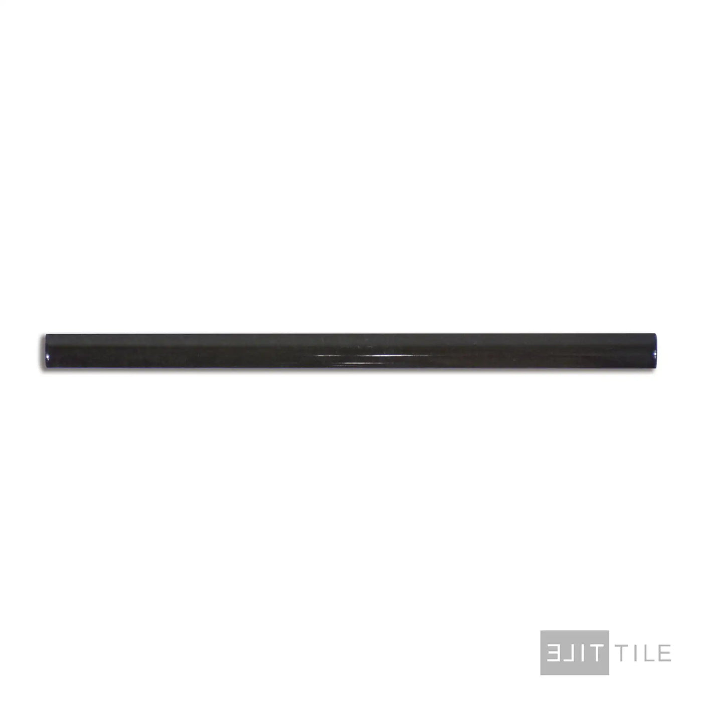Village Jolly Ceramic Trim 0.5X8 Black Glossy
