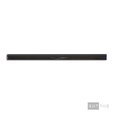 Village Jolly Ceramic Trim 0.5X8 Black Glossy