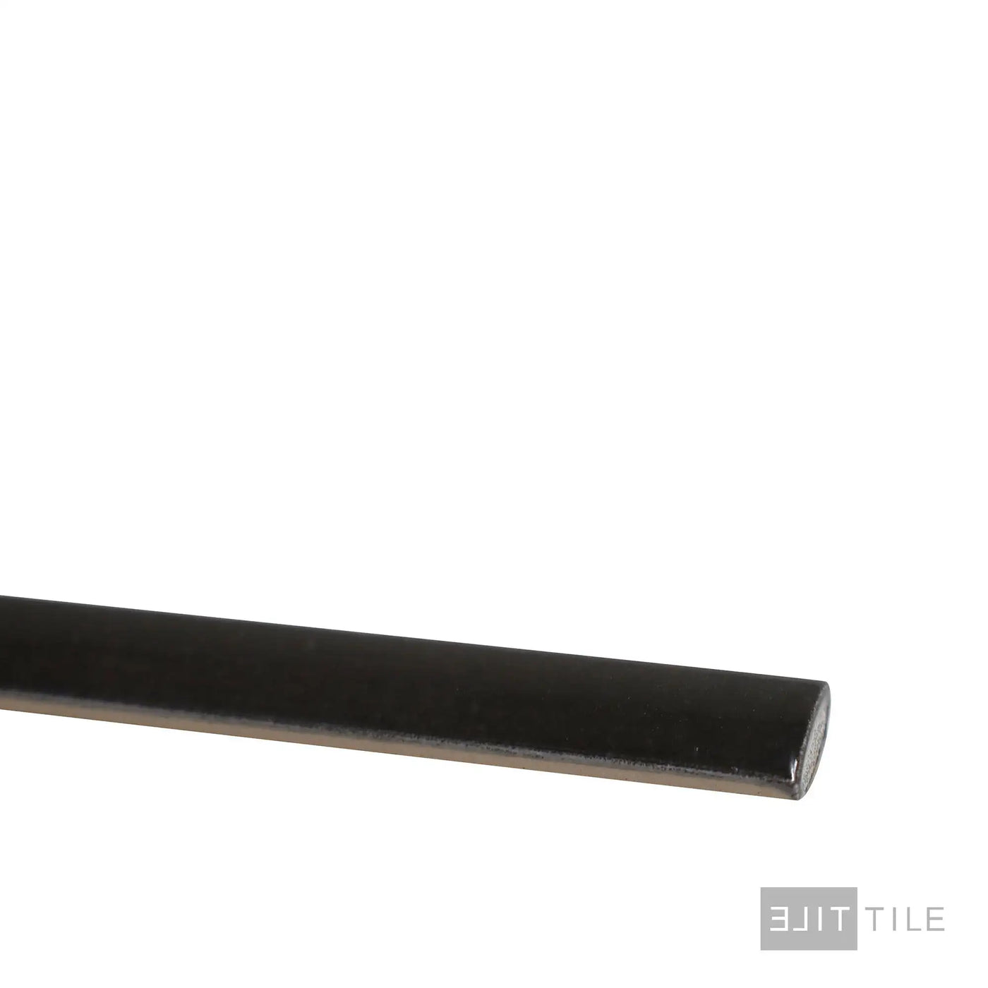 Village Jolly Ceramic Trim 0.5X8 Black Glossy