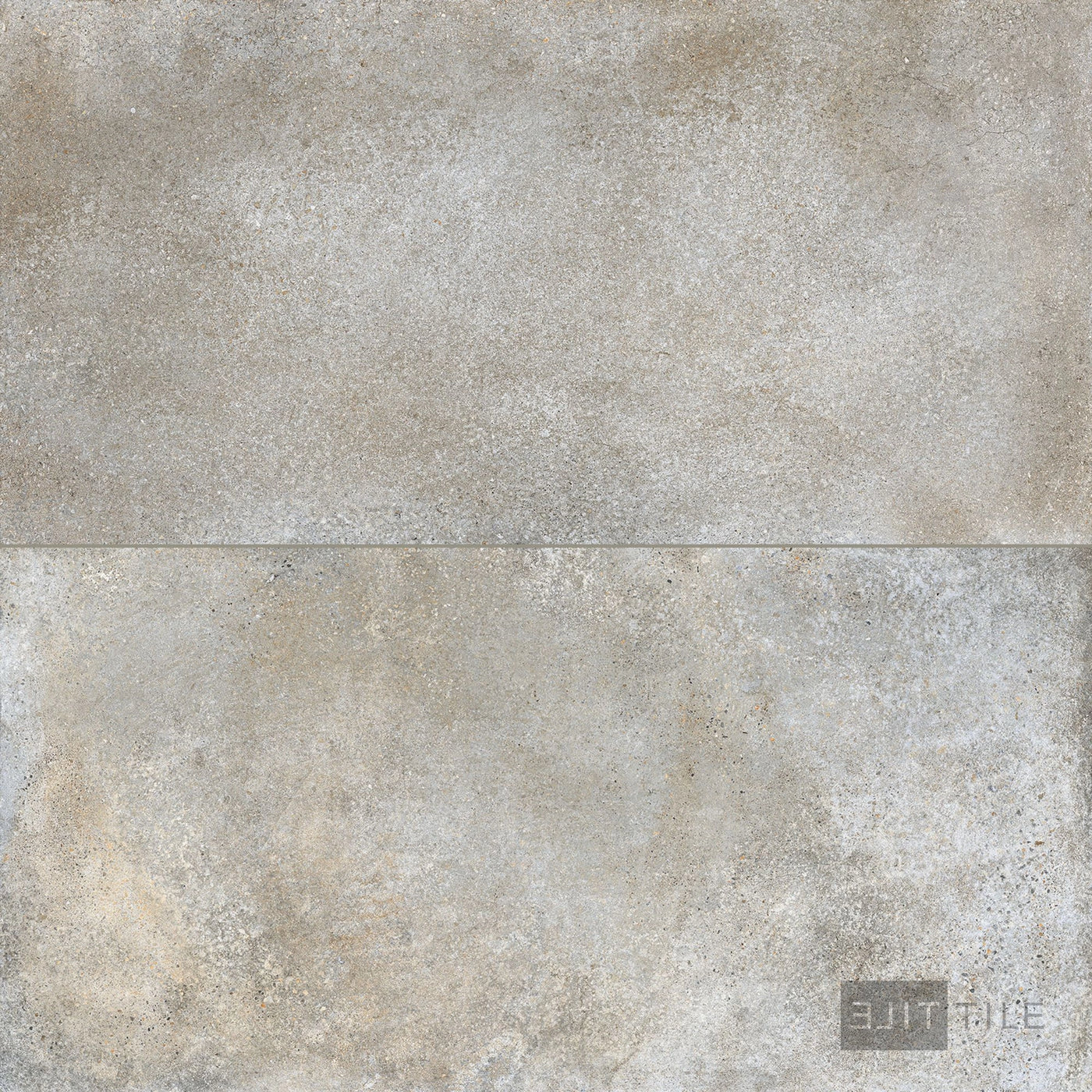 Brooklyn Cemento Porcelain Large Format Field Tile 24X48 Greige Honed