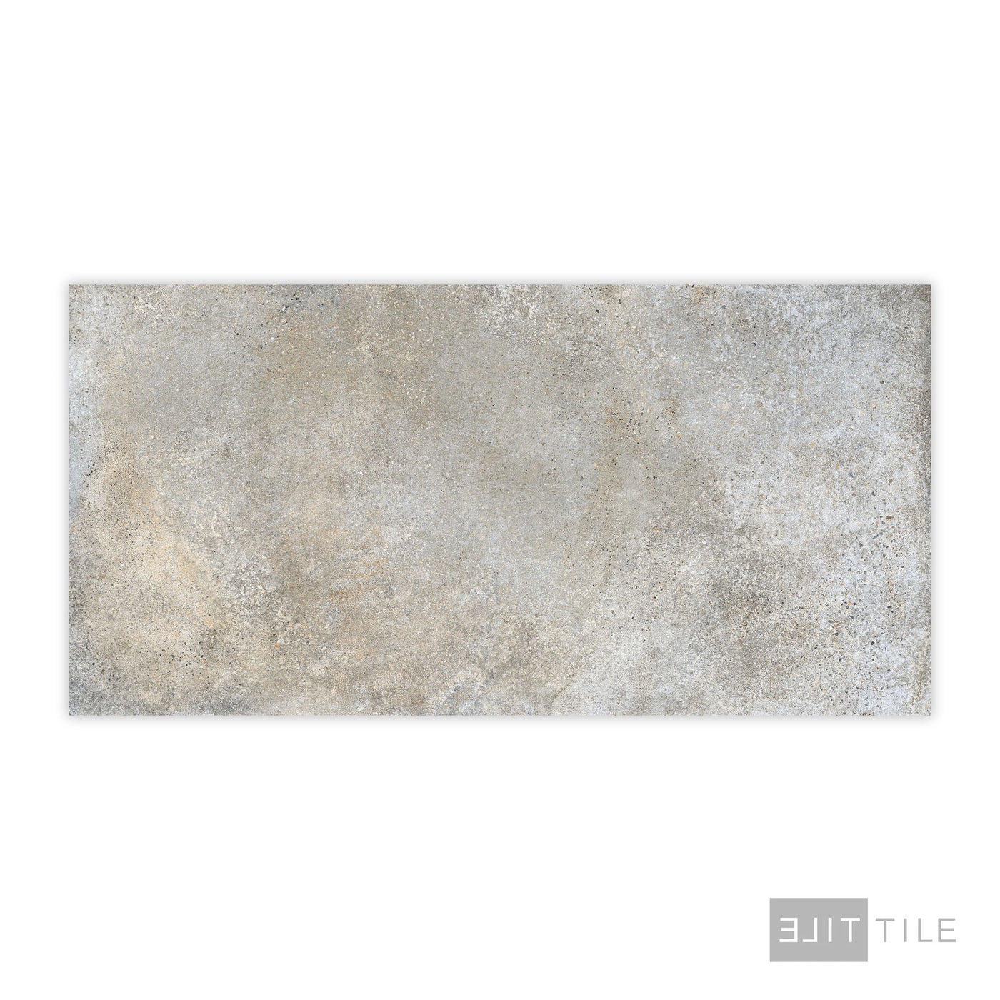 Brooklyn Cemento Porcelain Large Format Field Tile 24X48 Greige Honed