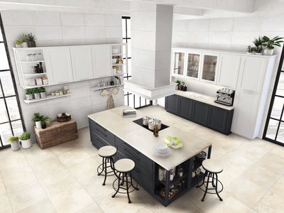 Brooklyn Cemento Porcelain Large Format Field Tile 24X48 Sand Honed