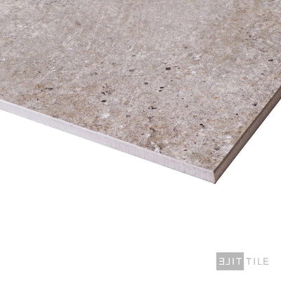 Brooklyn Cemento Porcelain Large Format Field Tile 24X48 Toupe Honed