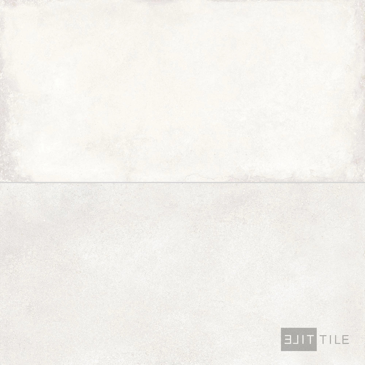Brooklyn Cemento Porcelain Large Format Field Tile 24X48 White Honed