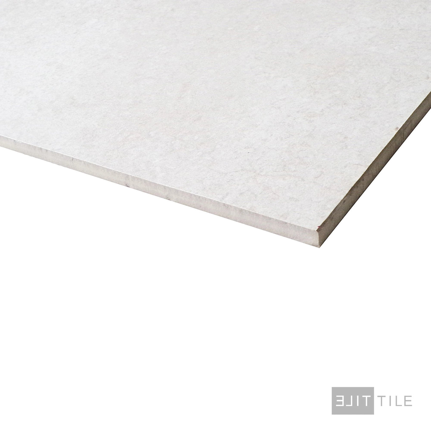 Brooklyn Cemento Porcelain Large Format Field Tile 24X48 White Honed