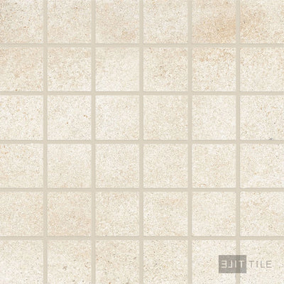 Brooklyn Cemento 2X2 Square Porcelain Mosaic 12X12 Sand Matte