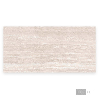 Travertine Veincut 24X48 Bianco Matte
