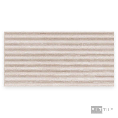 Travertine Veincut Canetto 3D 24X48 Bianco Matte