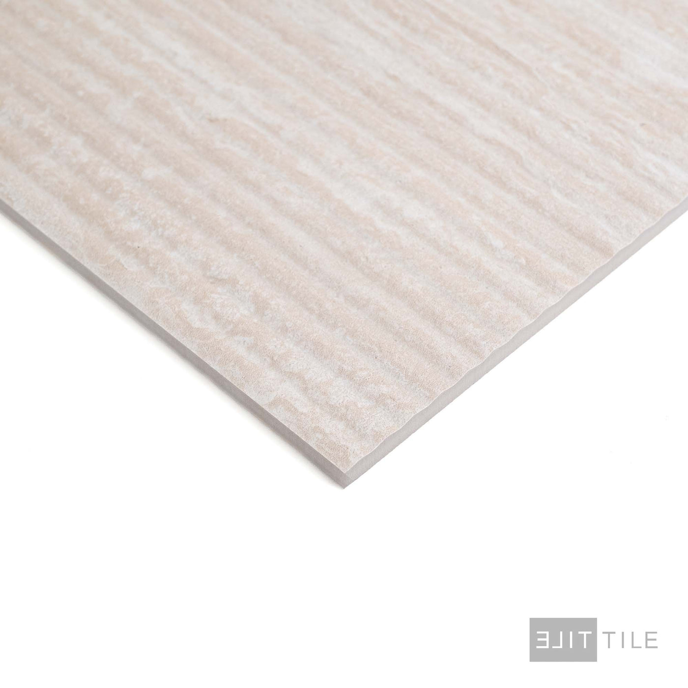Travertine Veincut Canetto 3D 24X48 Bianco Matte