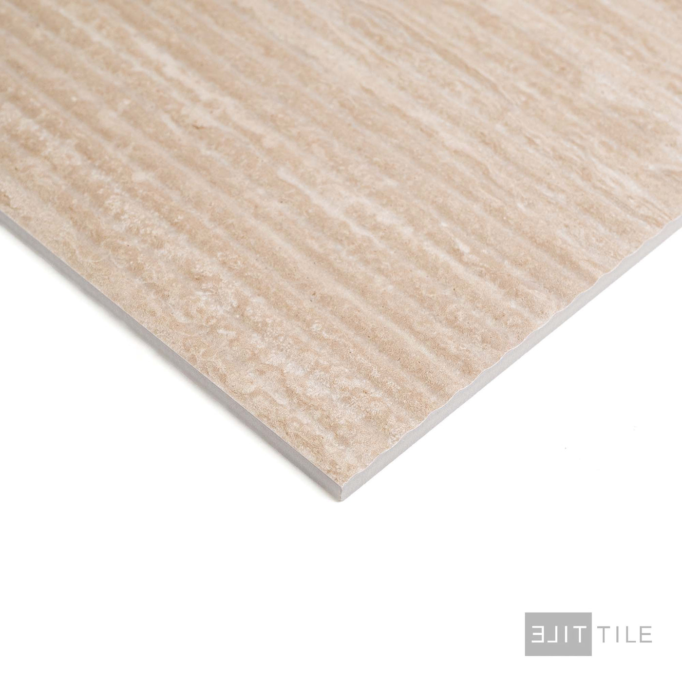 Travertine Veincut Canetto 3D 24X48 Beige Matte