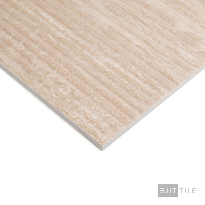 Travertine Veincut Canetto 3D 24X48 Beige Matte