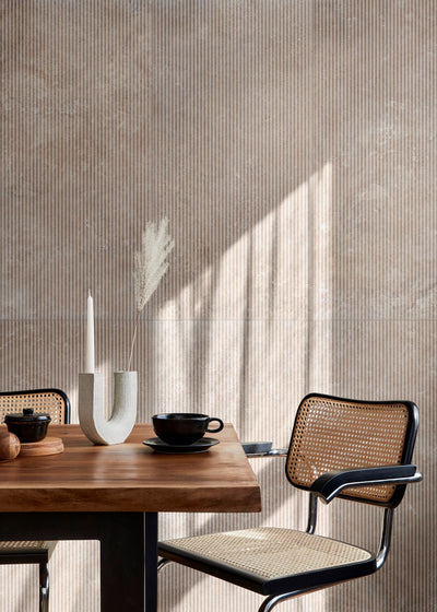 Travertine Veincut Canetto 3D 24X48 Beige Matte