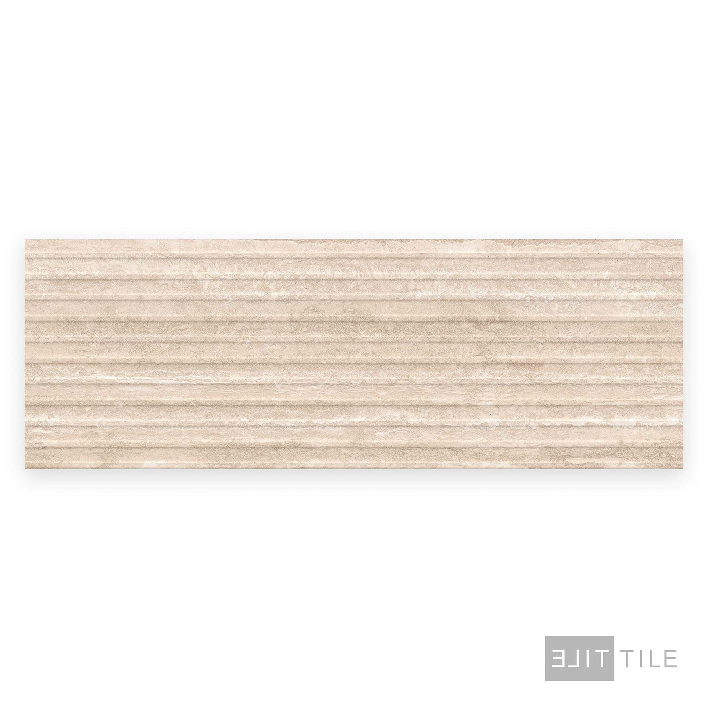 Travertine Veincut Dorica 3D 16X48 Beige Matte