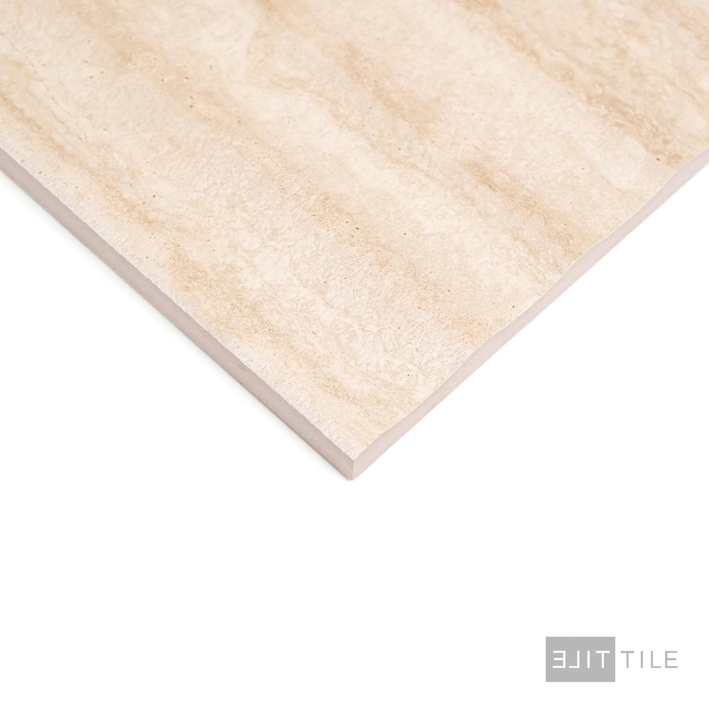 Travertine Veincut Dorica 3D 16X48 Beige Matte