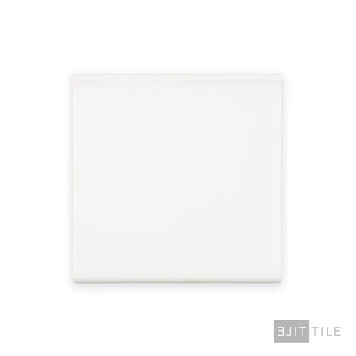 Sanitary Cove Base 6X6 White Matte