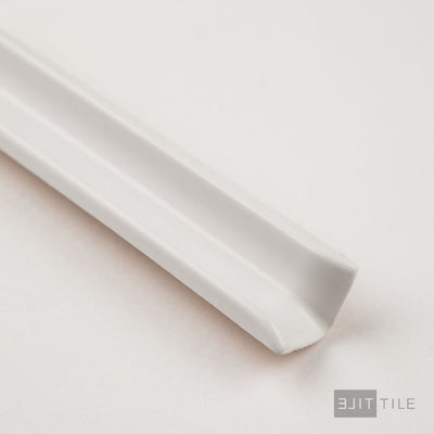 Sanitary Cove Base Inside Corner 1X6 White Matte