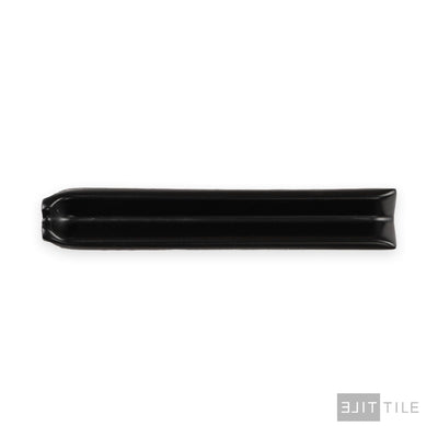 Sanitary Cove Base Inside Corner 1X6 Black Matte