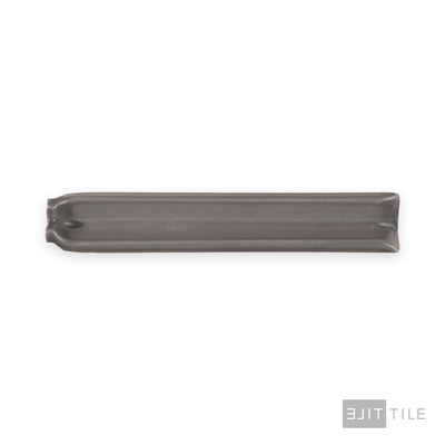 Sanitary Cove Base Inside Corner 1X6 Dark Gray Matte