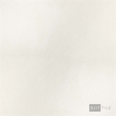 Close-up tile capture of Lime Evolution 48x48 Moon, showcasing its soft gray matte stone aesthetic.