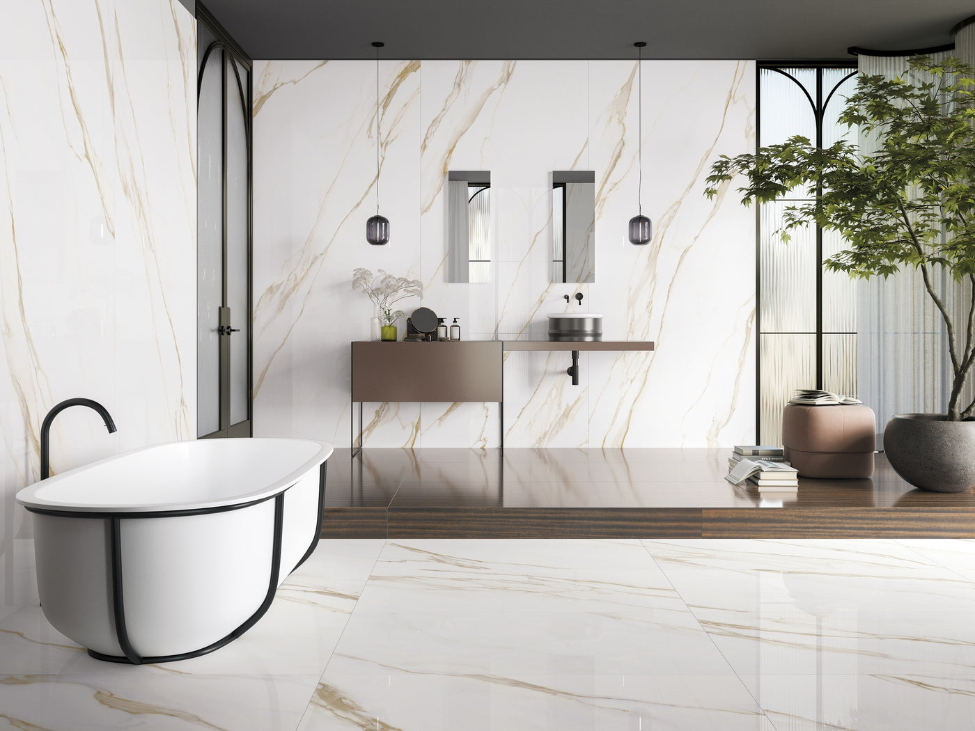 Prestigio 24X48 Calacatta Oro Matte