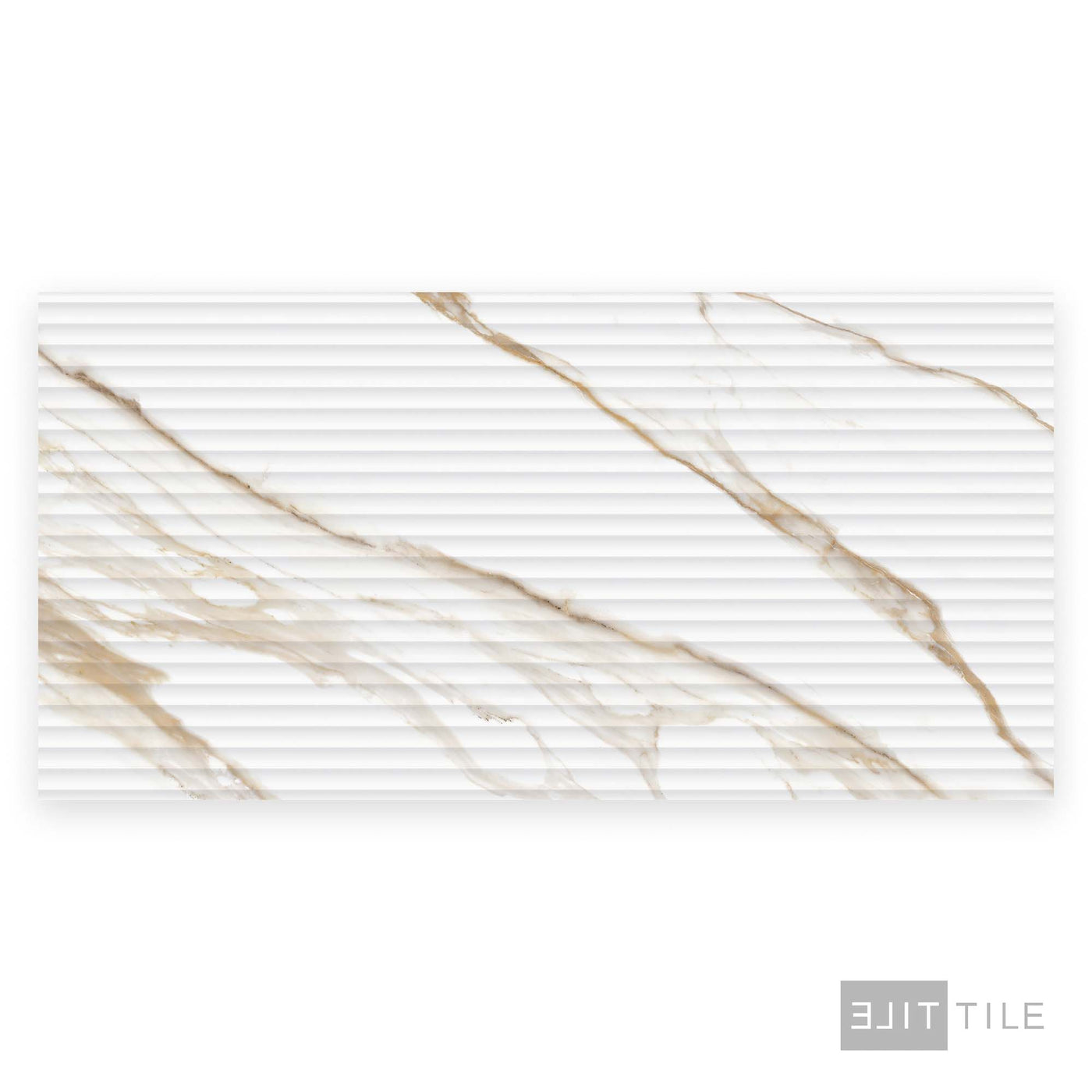 Prestigio 3D Deco 24X48 Calacatta Oro Matte