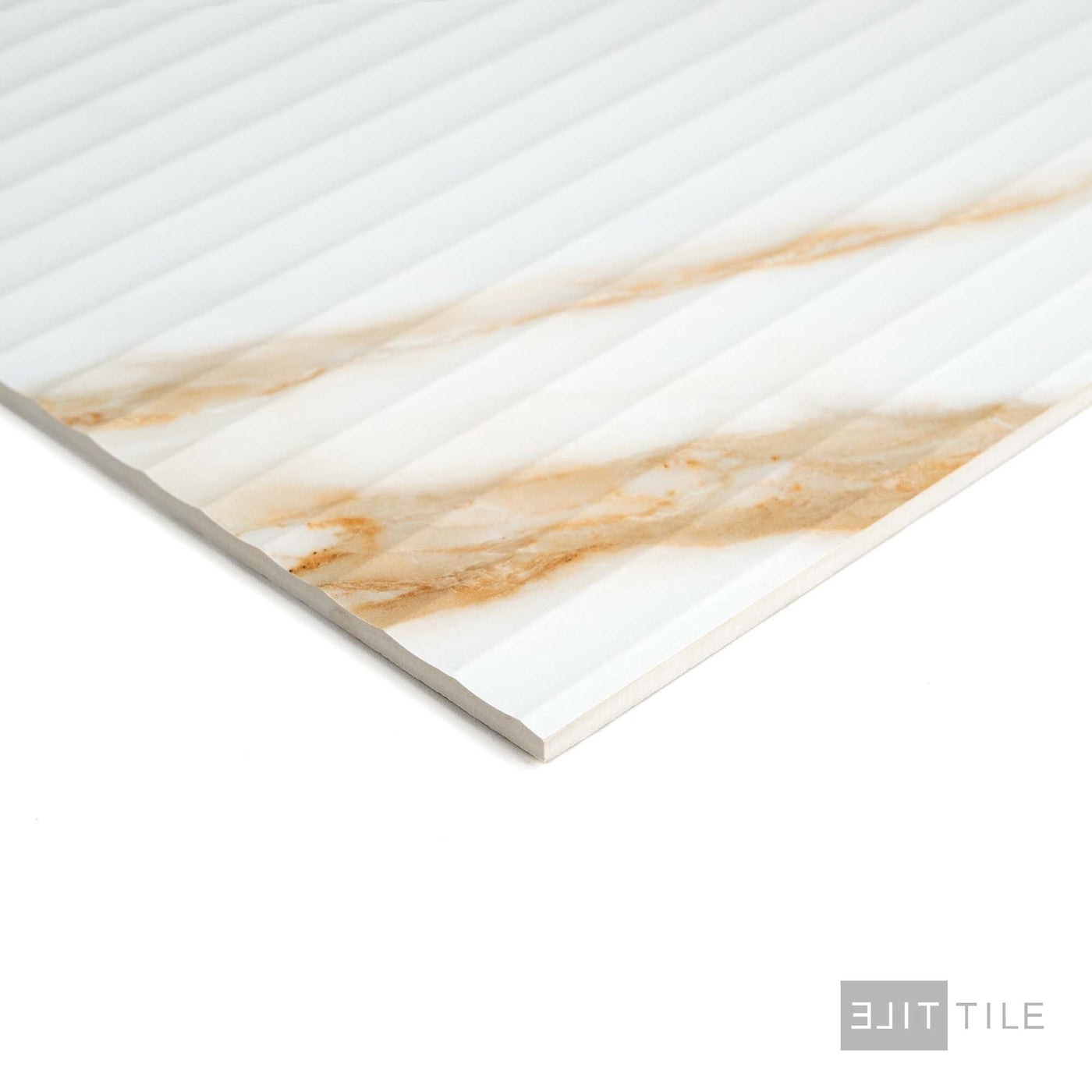 Prestigio 3D Deco 24X48 Calacatta Oro Matte