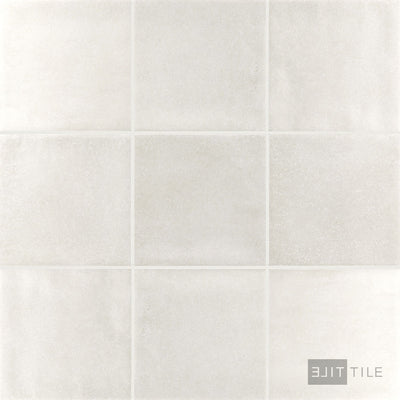 Stage Porcelain Tile 4X4 White Natural