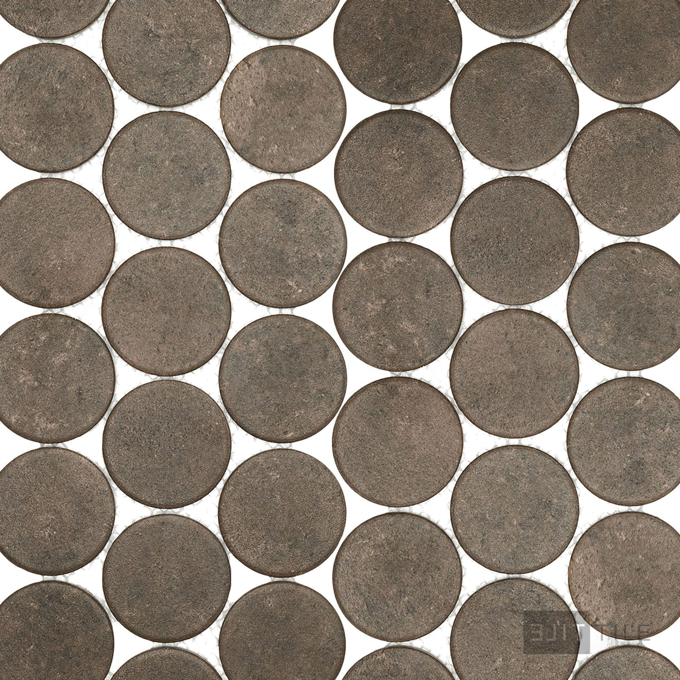 Stage Penny Round 2X2 Brown Natural