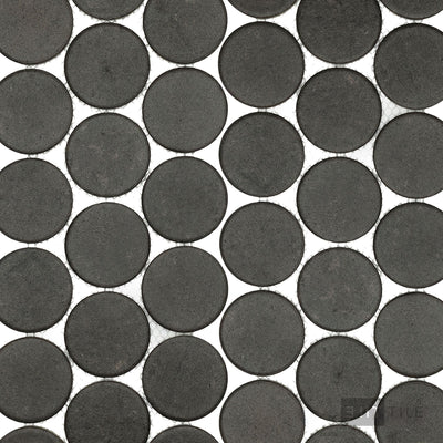 Stage Penny Round 2X2 Charcoal Natural