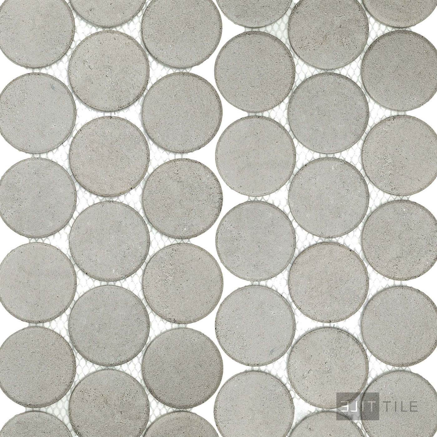 Stage Penny Round 2X2 Grey Natural