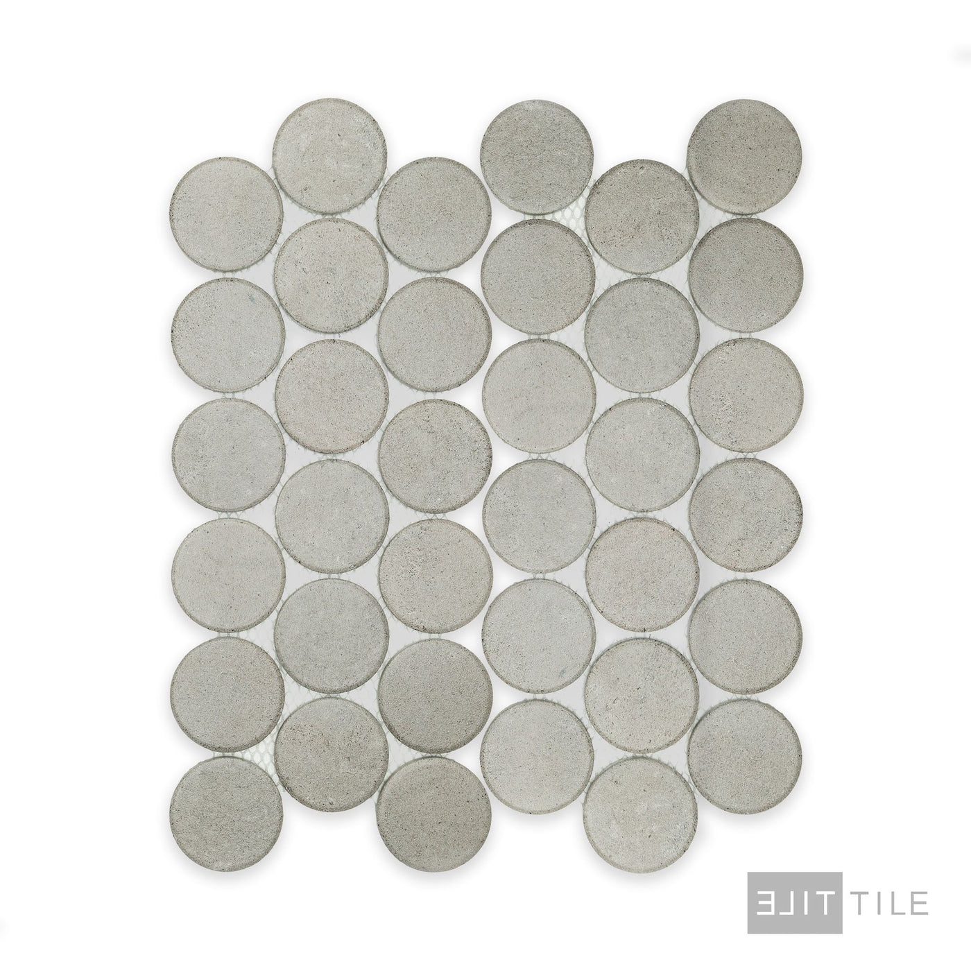 Stage Penny Round 2X2 Grey Natural
