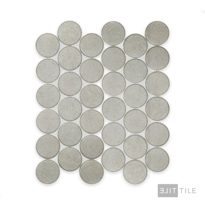 Stage Penny Round 2X2 Grey Natural
