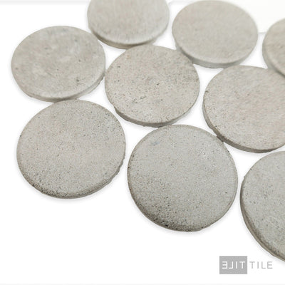 Stage Penny Round 2X2 Grey Natural