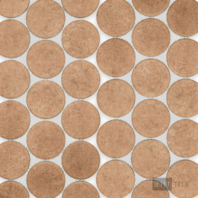 Stage Penny Round 2X2 Terracotta Natural