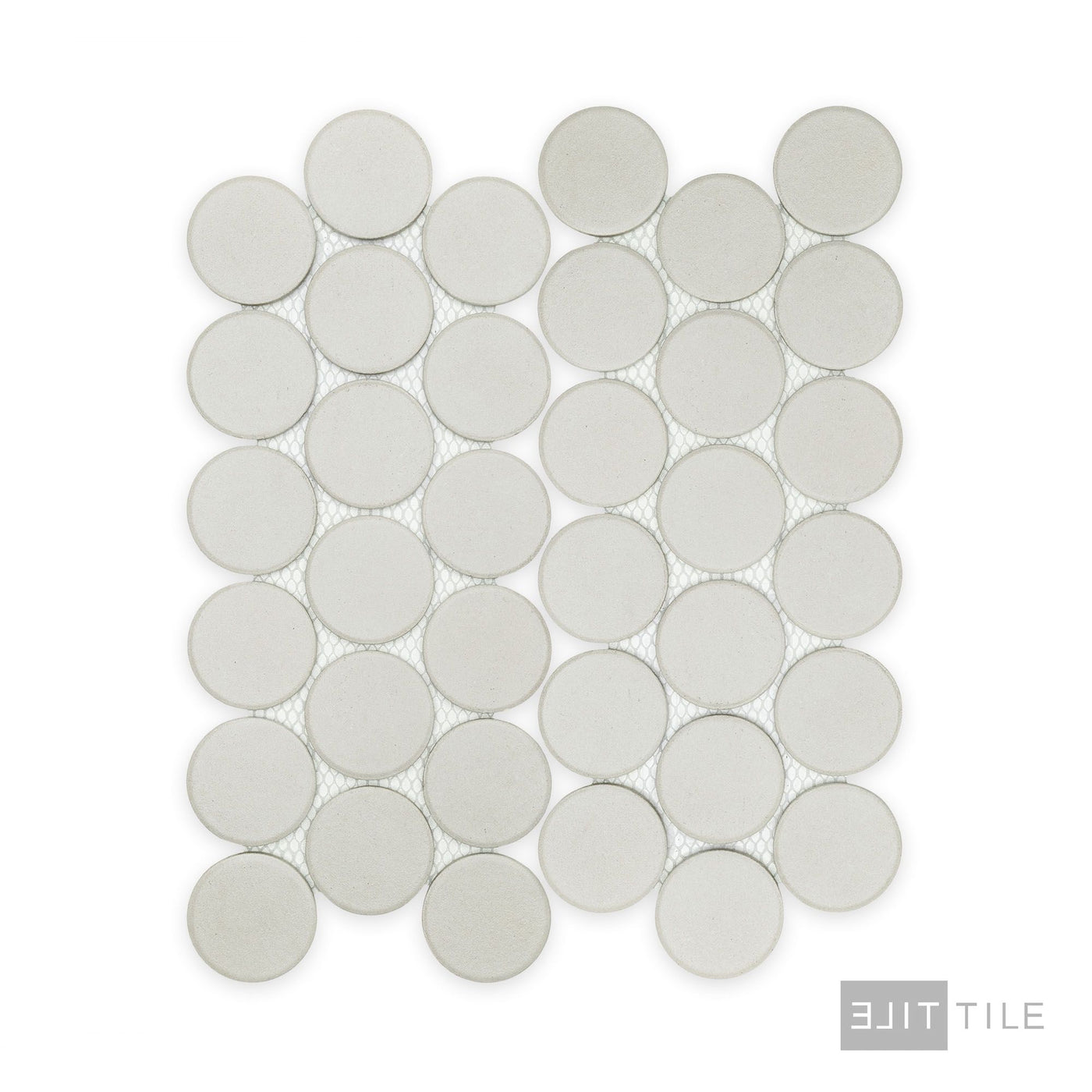 Stage Penny Round 2X2 White Natural