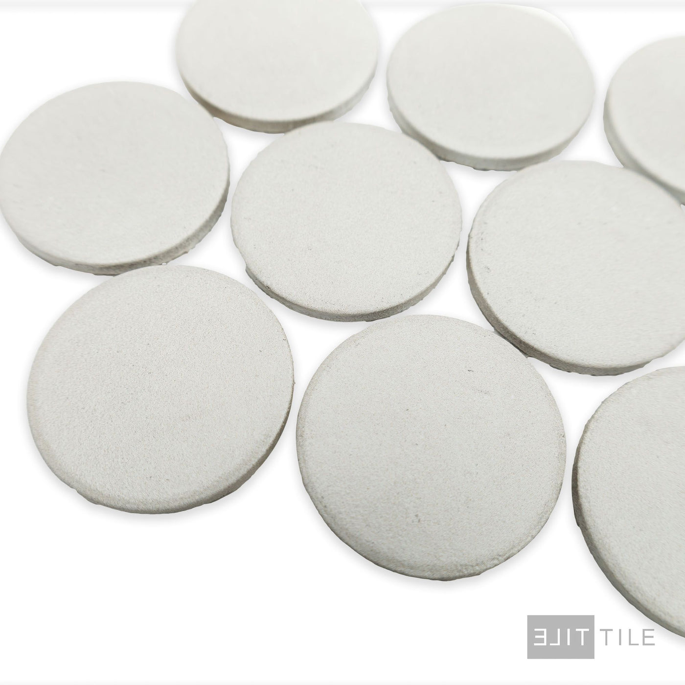 Stage Penny Round 2X2 White Natural