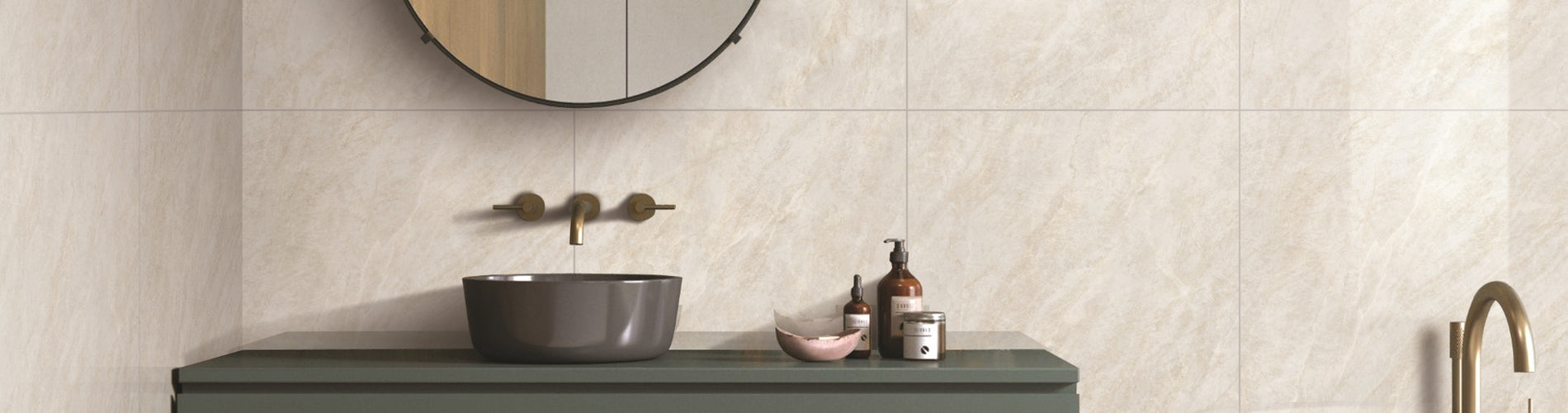 Roomscene featuring Roma Quarzo 24X48 Polished Porcelain Tile styled in a modern interior setting