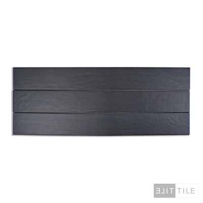 ALLORA PORCELAIN TILE 3X24 BLACK MATTE PRIMARY SHOT