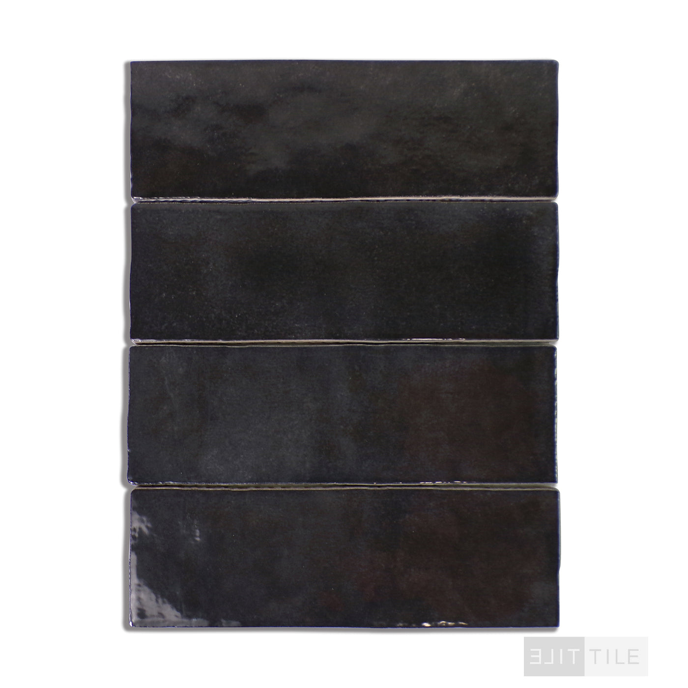 CLOE CERAMIC TILE 2-1/2X8 BLACK GLOSSY PRIMARY SHOT