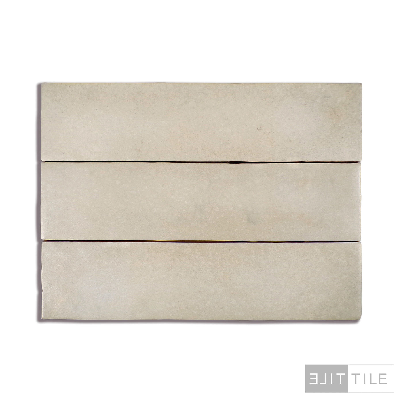 MAKOTO CERAMIC TILE 2.5X10 TATAMI BEIGE TAB MATTE PRIMARY SHOT