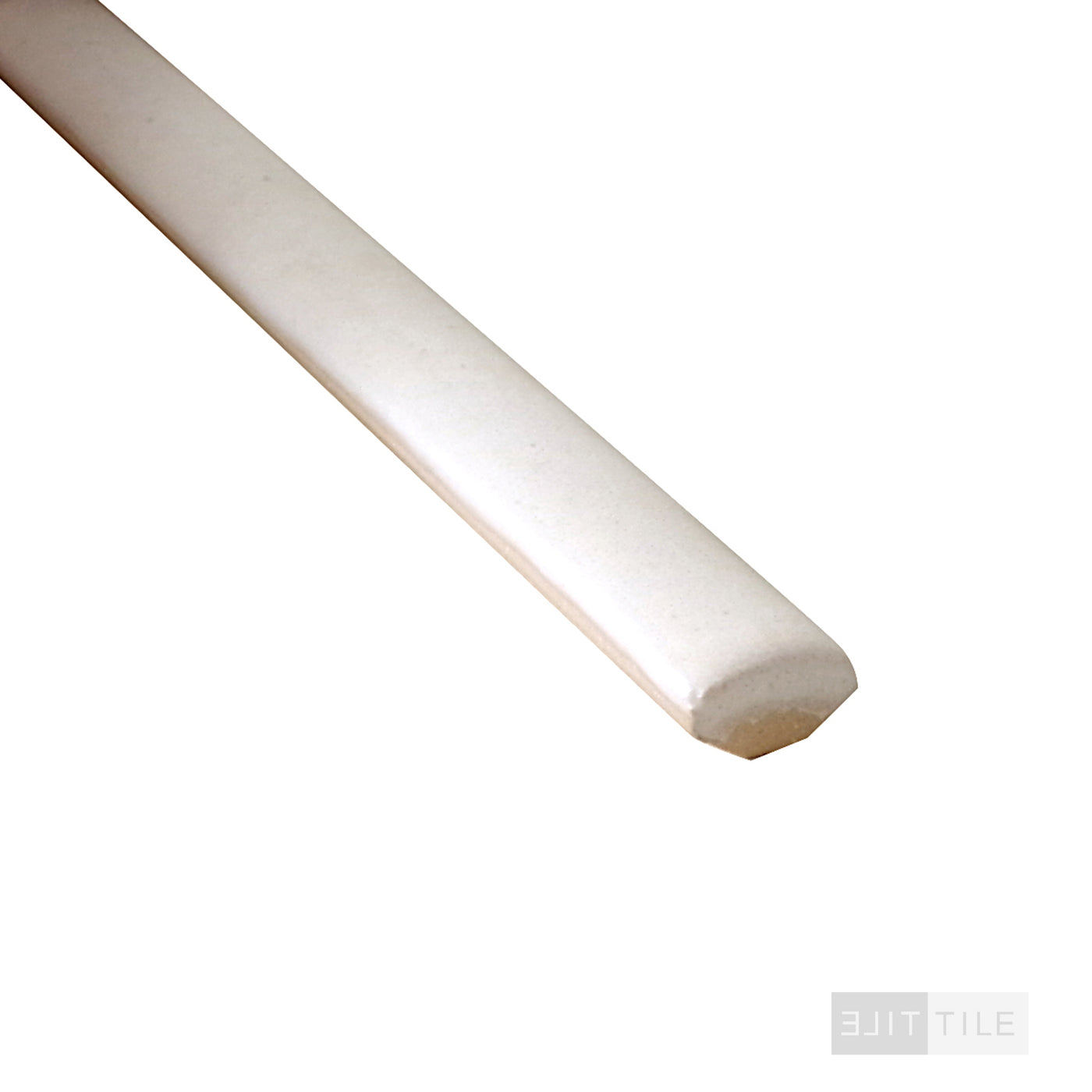 MAKOTO CERAMIC TRIM 1/2X8 SHOJI WHITE MATTE PRIMARY ANGLE SHOT