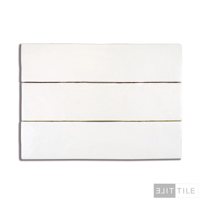 MAKOTO CERAMIC TILE 2.5X10 SHOJI WHITE MATTE PRIMARY SHOT