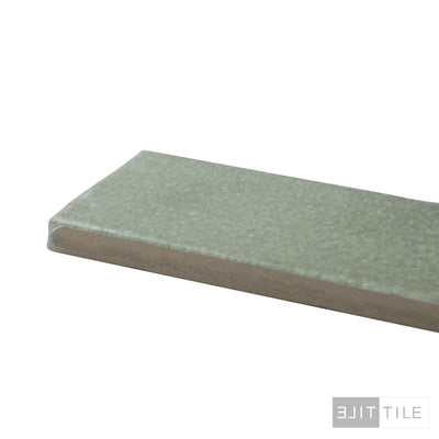 CELINE FIELD TILE MATTE 2X6 SAGE MATTE PRIMARY CORNER SHOT