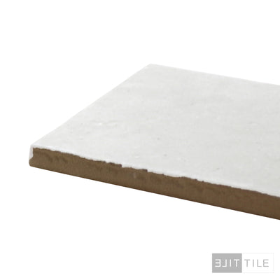 Celine Porcelain Tile 4X4 White Matte