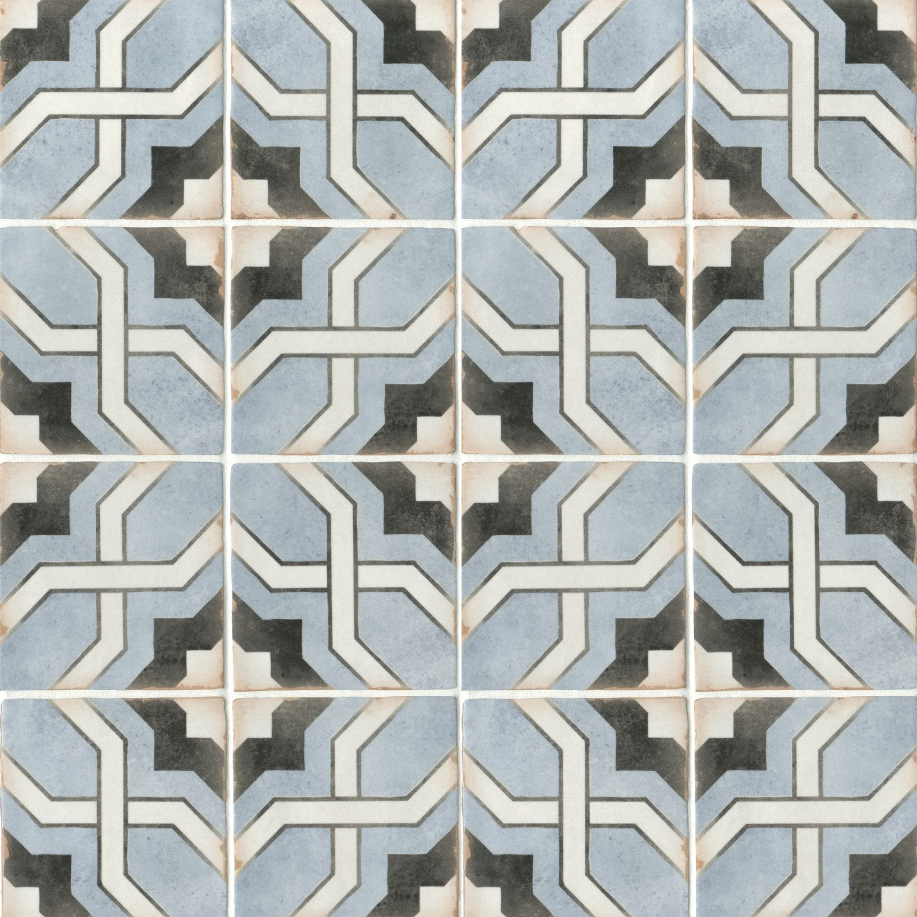 Casablanca Glazed Ceramic Field Tile 5X5 Attia Matte