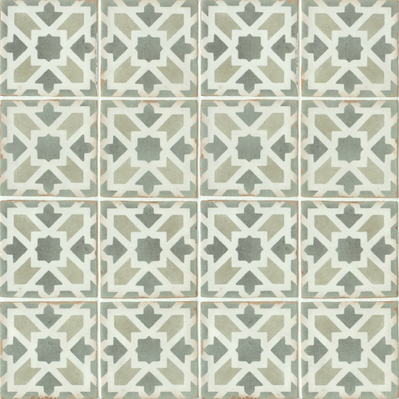 Casablanca Glazed Ceramic Field Tile 5X5 Malik Matte