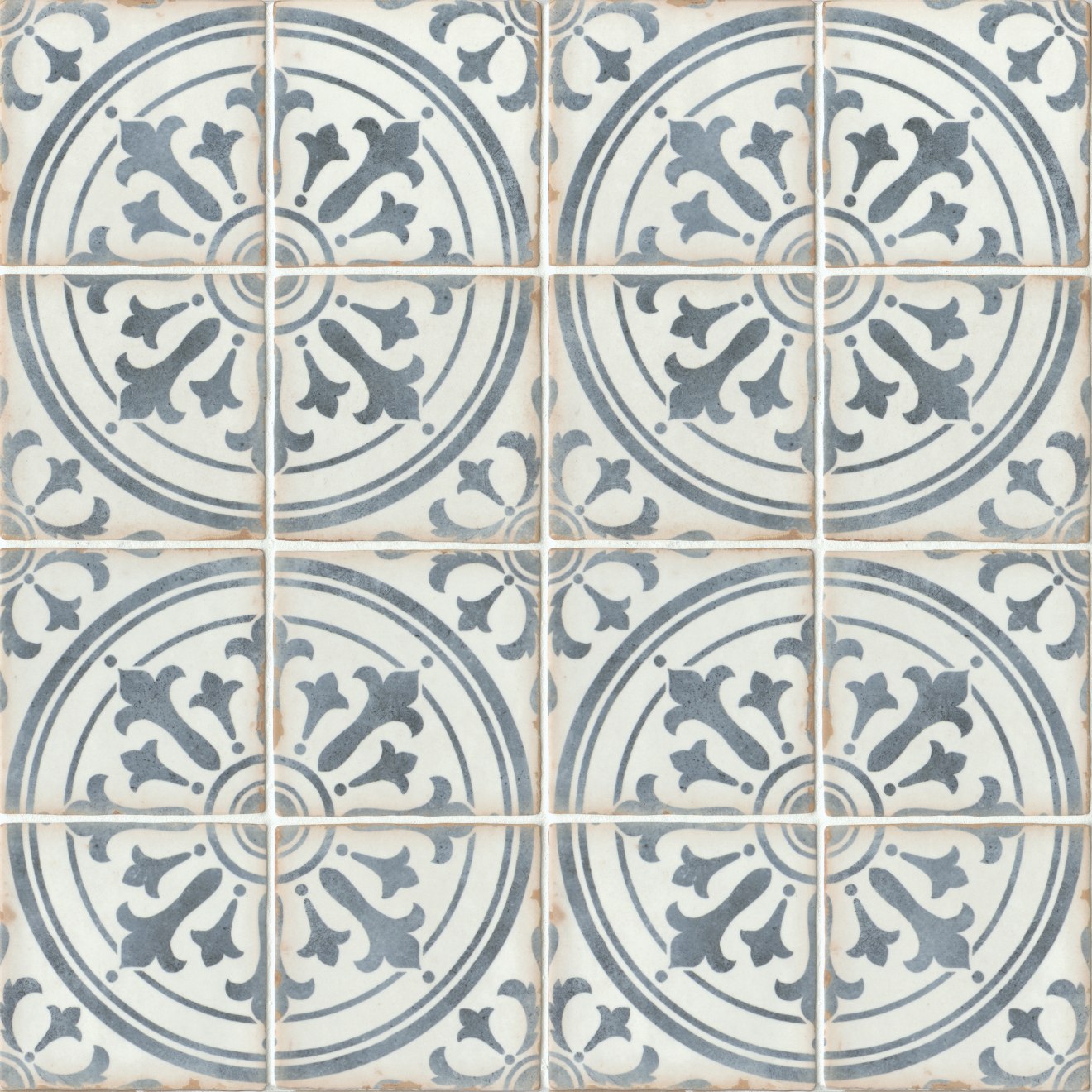 Casablanca Glazed Ceramic Field Tile 5X5 Ziane Matte