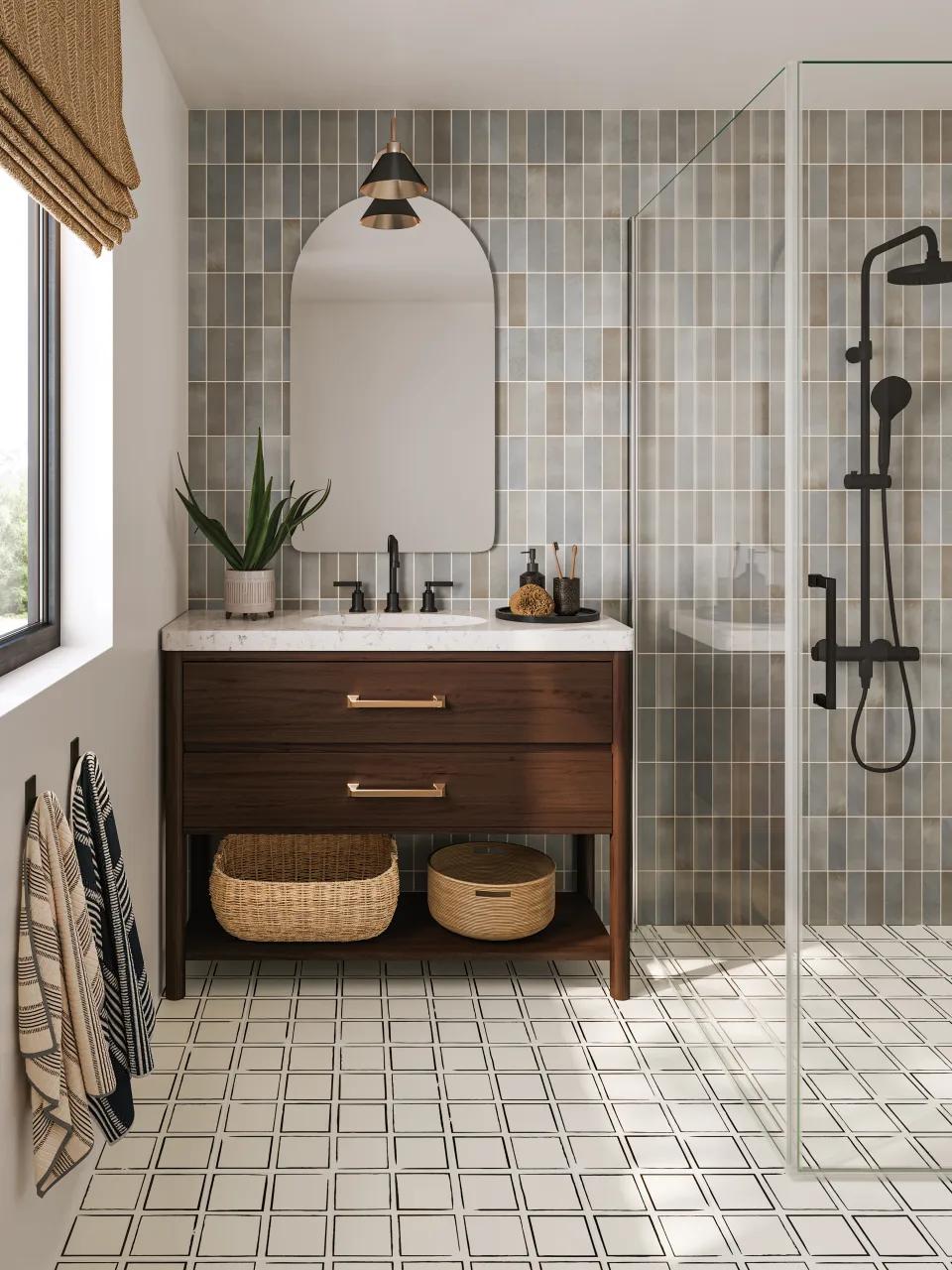 Celine Glazed Porcelain Field Tile 2X6 Blue Matte - Elit Tile