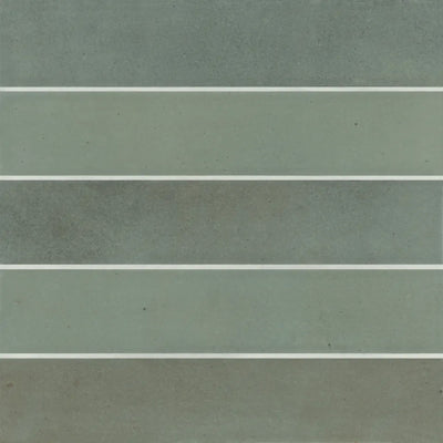 Celine Glazed Porcelain Field Tile 2.5X12 Sage Matte